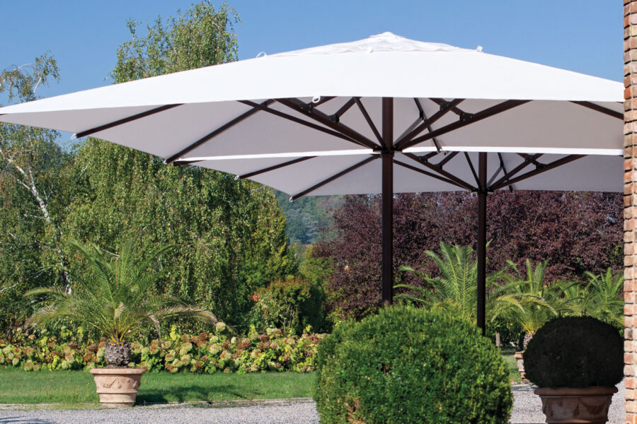 CENTRE TELESCOPIC POLE UMBRELLAS Poggesi